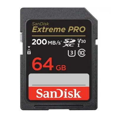 SanDisk Extreme Pro SDXC 64GB 200 MB/s UHS-I