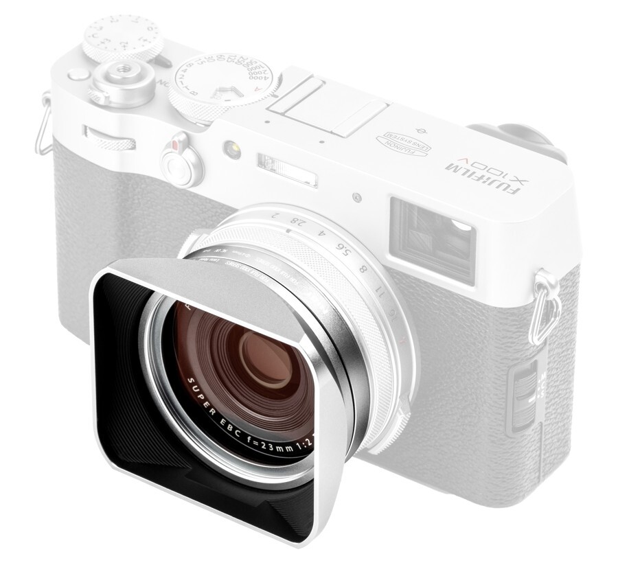 NiSi Lens Hood, UV-Filter & Cap for Fujifilm X100 series Silver