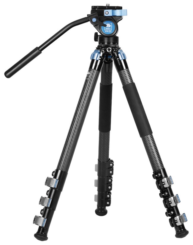 Sirui L-324F + VA-5X Carbon Tripod s video hlavou