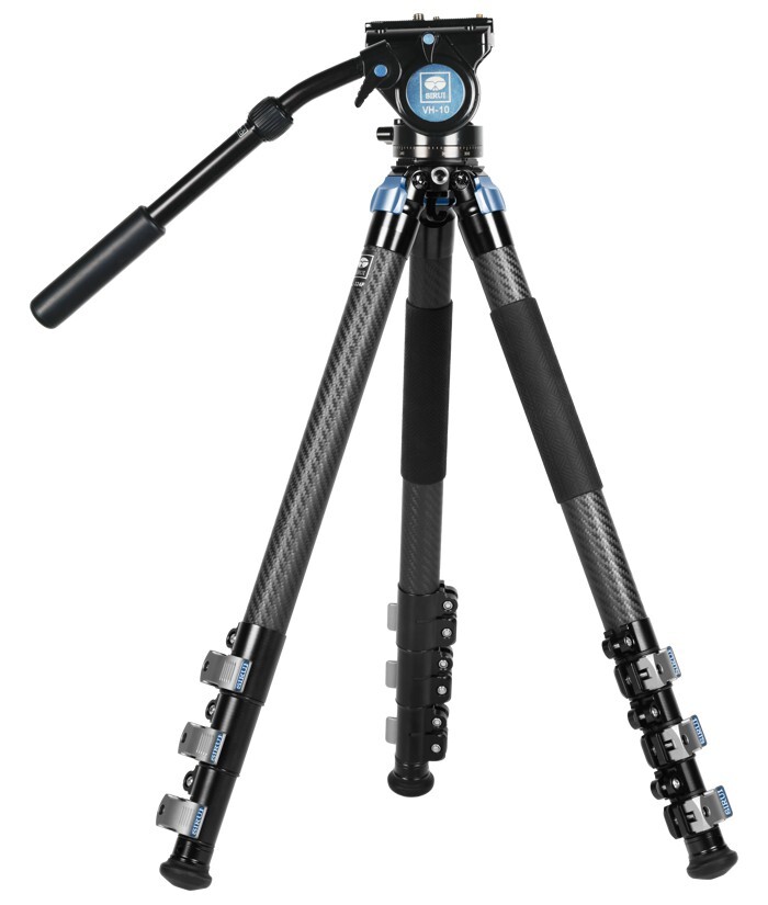 Sirui L-324F + VH-10 Carbon Tripod s video hlavou