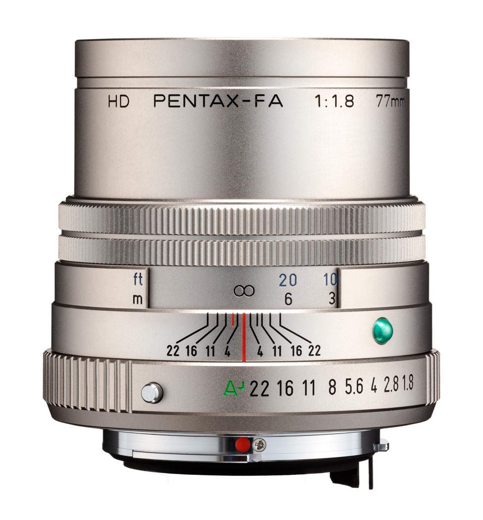 Pentax HD FA 77 mm F 1,8 Limited stříbrný