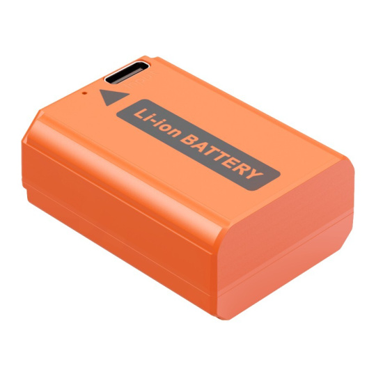 SmallRig 4965 NP-FW50 USB-C Rechargeable Camera Battery Orange