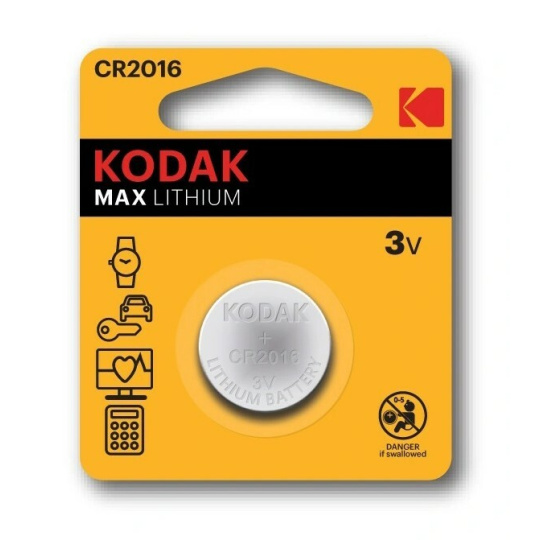 Kodak CR2016 baterie MAX Lithium