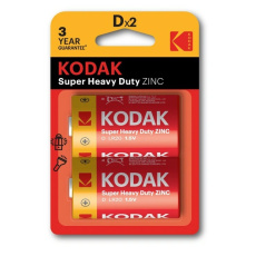 Kodak D baterie Heavy Duty zinko-chloridová, 2 ks
