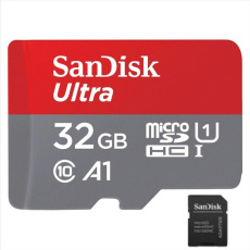 SanDisk Ultra microSDHC 32GB 120MB/s A1 Class 10 UHS-I + SD Adaptér