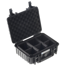 B&W Outdoor Cases Type 1000 / Black (divider system)