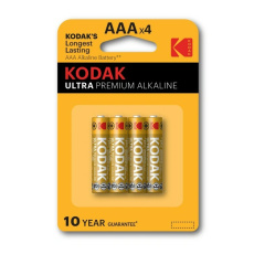 Kodak AAA baterie ULTRA PREMIUM alkalická, 4 ks