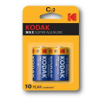 Kodak C baterie MAX alkalická, 2 ks