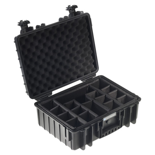 B&W Outdoor Cases Type 5000 / Black (divider system)