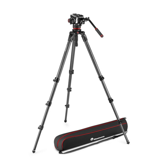 Manfrotto MVK504XCTALL 504X Fluid Video Head with 536 CF Single leg tripod