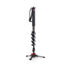 Manfrotto MVMXPROC5 XPRO Carbon 5 section fluid video monopod, FLUIDTECH base