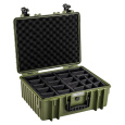 B&W Outdoor Cases Type 6000 / Bronze green (divider system)