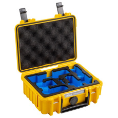 B&W Outdoor Cases Type 500 for DJI Osmo Pocket 3 Creator Combo, Yellow