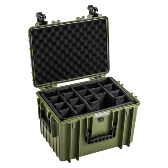 B&W Outdoor Cases Type 5500 / Bronze green (divider system)