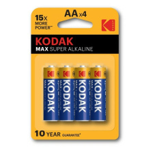 Kodak AA baterie MAX alkalická, 4 ks