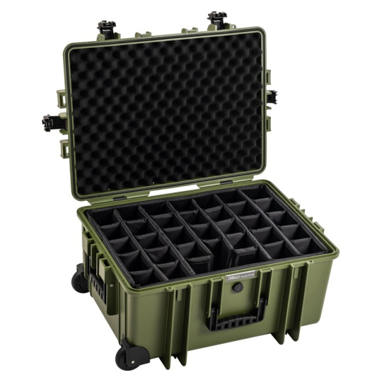 B&W Outdoor Cases Type 6800 / Bronze green (divider system)