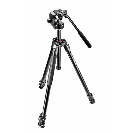 Manfrotto MK290XTA3-2W 290 Xtra Alu 3-Section Tripod Kit with 128RC Fluid Head