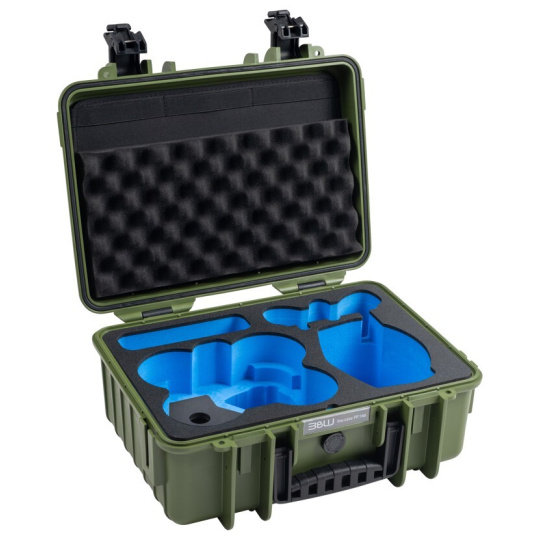 B&W Outdoor Cases Type 4000 for for DJI Avata2, Bronze green