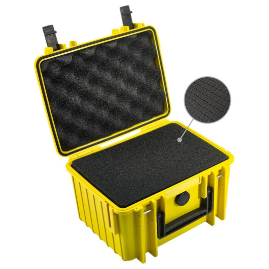 B&W Outdoor Cases Type 2000 / Yellow (pre-cut foam)