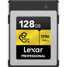 Lexar CFexpress Typ B 128GB Pro Gold Serie R1750/W1500, Rozbaleno