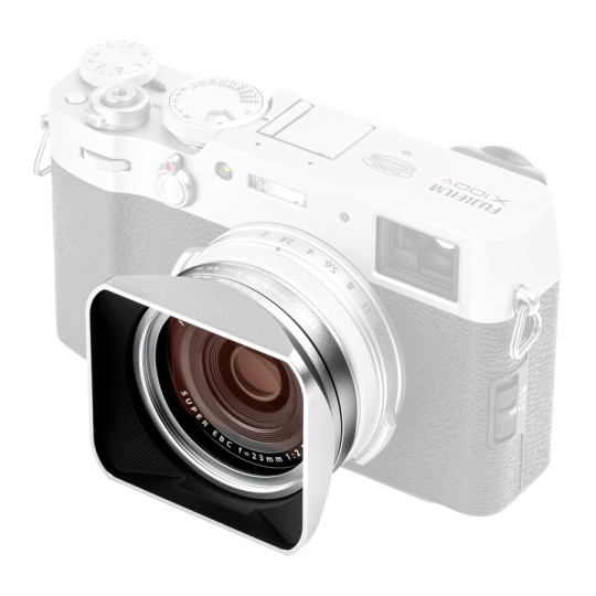 NiSi Lens Hood, UV-Filter & Cap for Fujifilm X100 series Silver