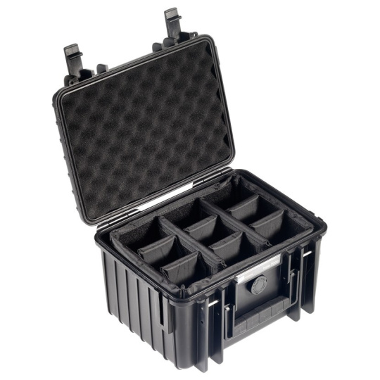 B&W Outdoor Cases Type 2000 / Black (divider system)